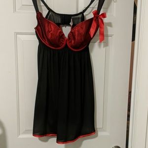 Black/Red Lingerie